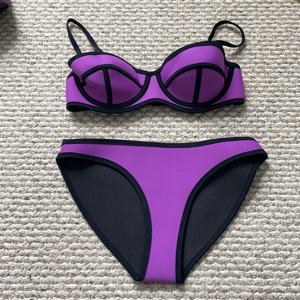 Purple bikini